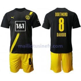 Maillot de Foot Borussia Dortmund Mahmoud Dahoud 8 Extérieur 2020-21 - Enfant
